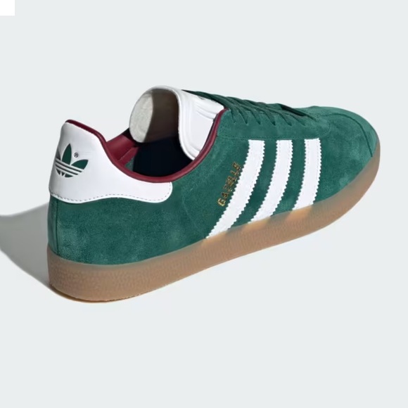 NWT Adidas Gazelle Originals Sneakers Collegiate Green Gum Sz Men 6/Women 7 - Picture 5 of 16